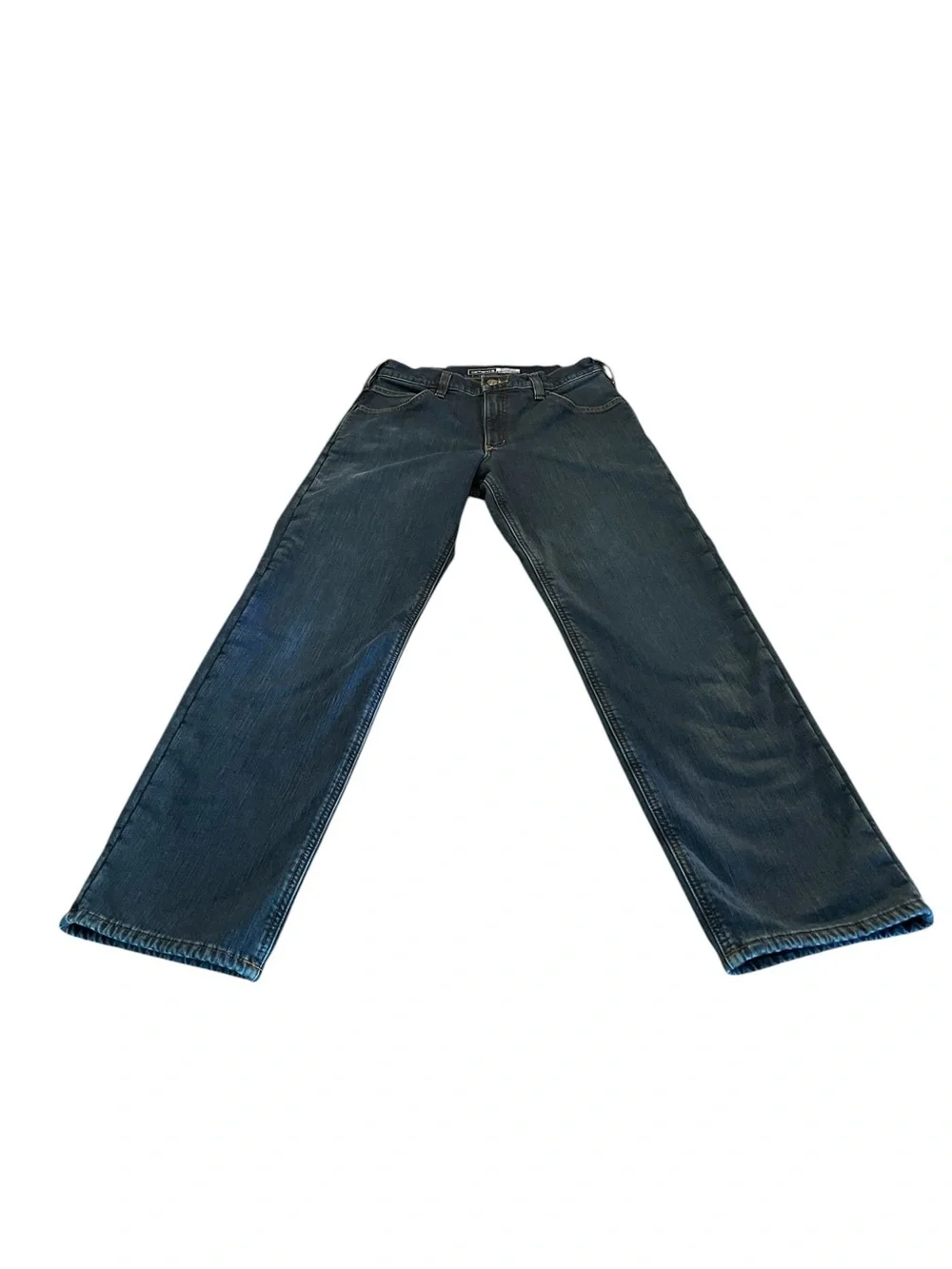 Carhartt Men's Straight Cut Relaxed Fit Jeans - Dark Indigo - Lined 31 x 32